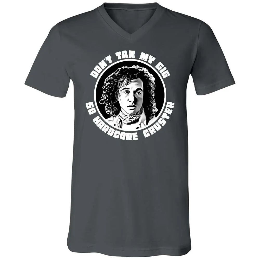 Unisex V-Neck T-Shirt - 5F8L6DXV - Asphalt - 13