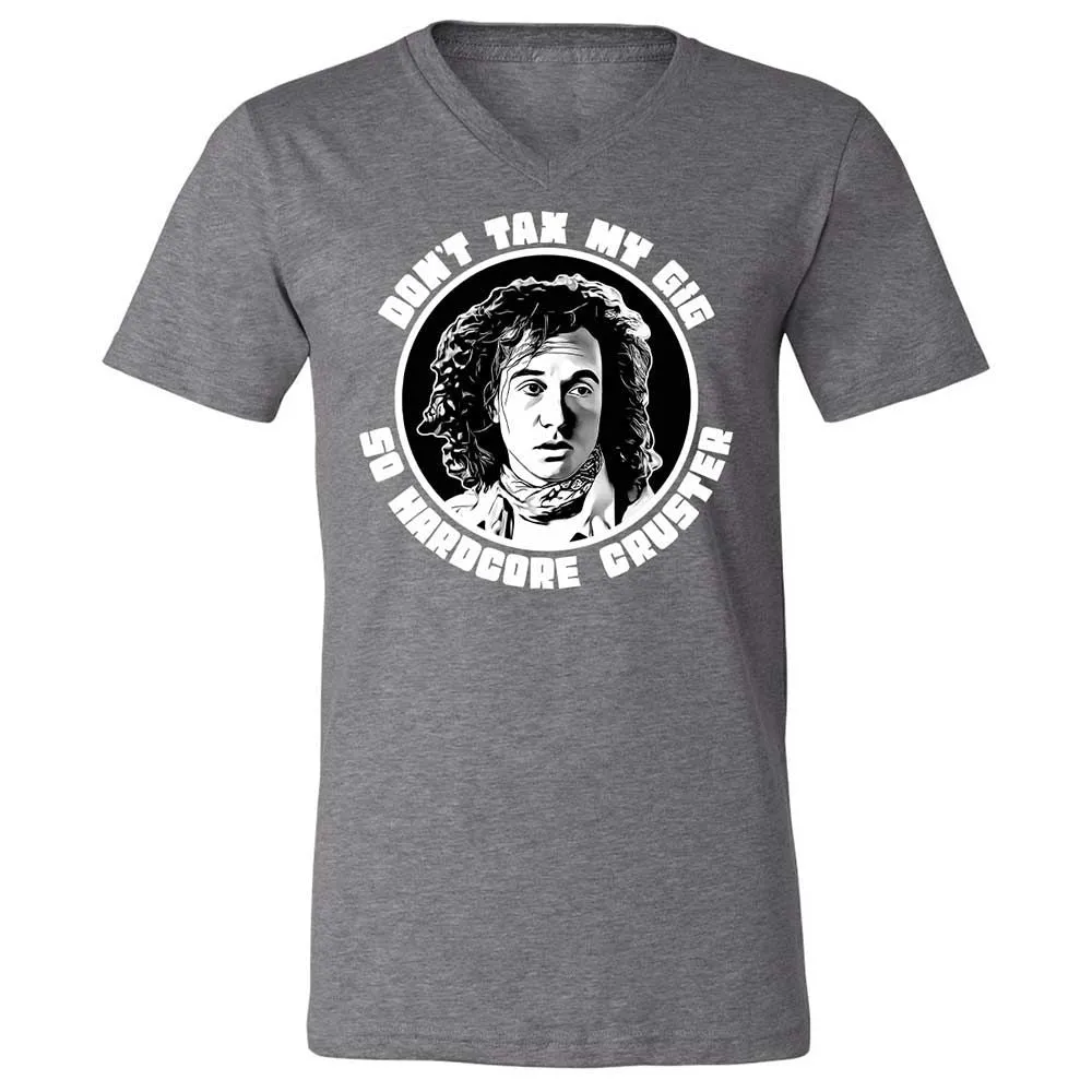Unisex V-Neck T-Shirt - 5F8L6DXV - Deep Heather - 14