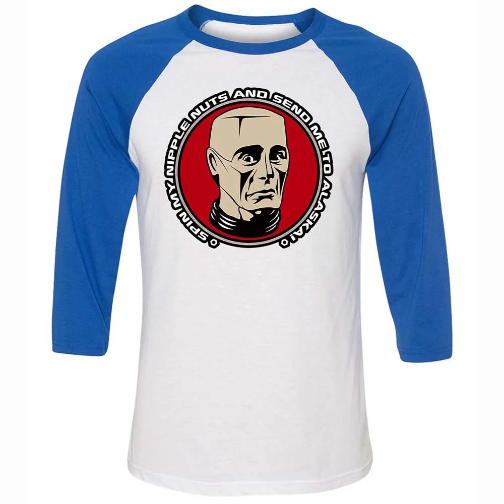 Unisex 3/4 Baseball Tee - 1WRQ2HGK - White/True Royal - 10