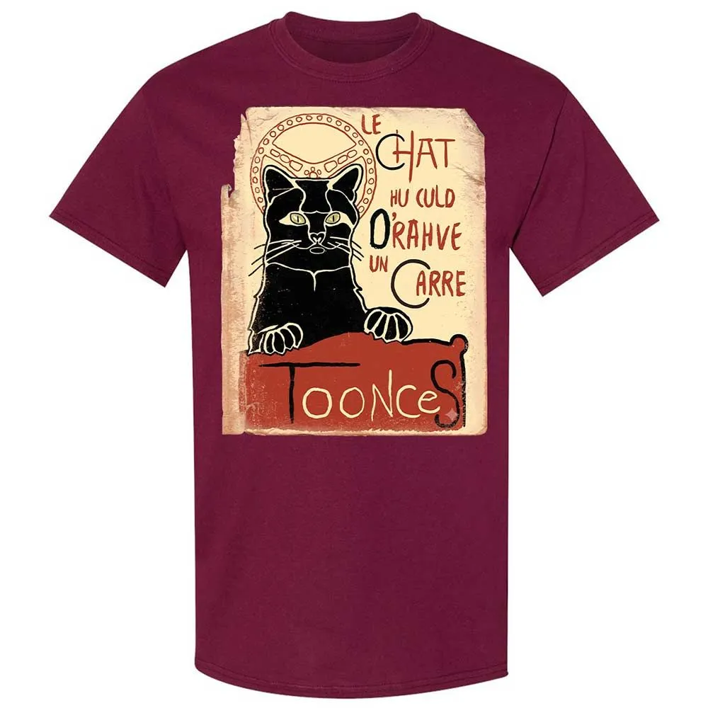 Toonces - Le Chat Noir - Maroon - 21
