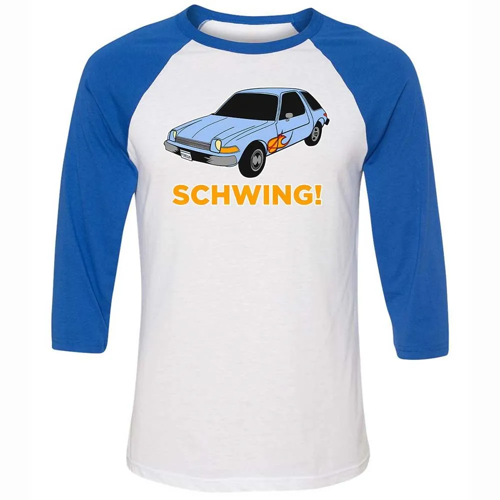 Unisex 3/4 Baseball Tee - Y69N8SCX - White/True Royal - 10