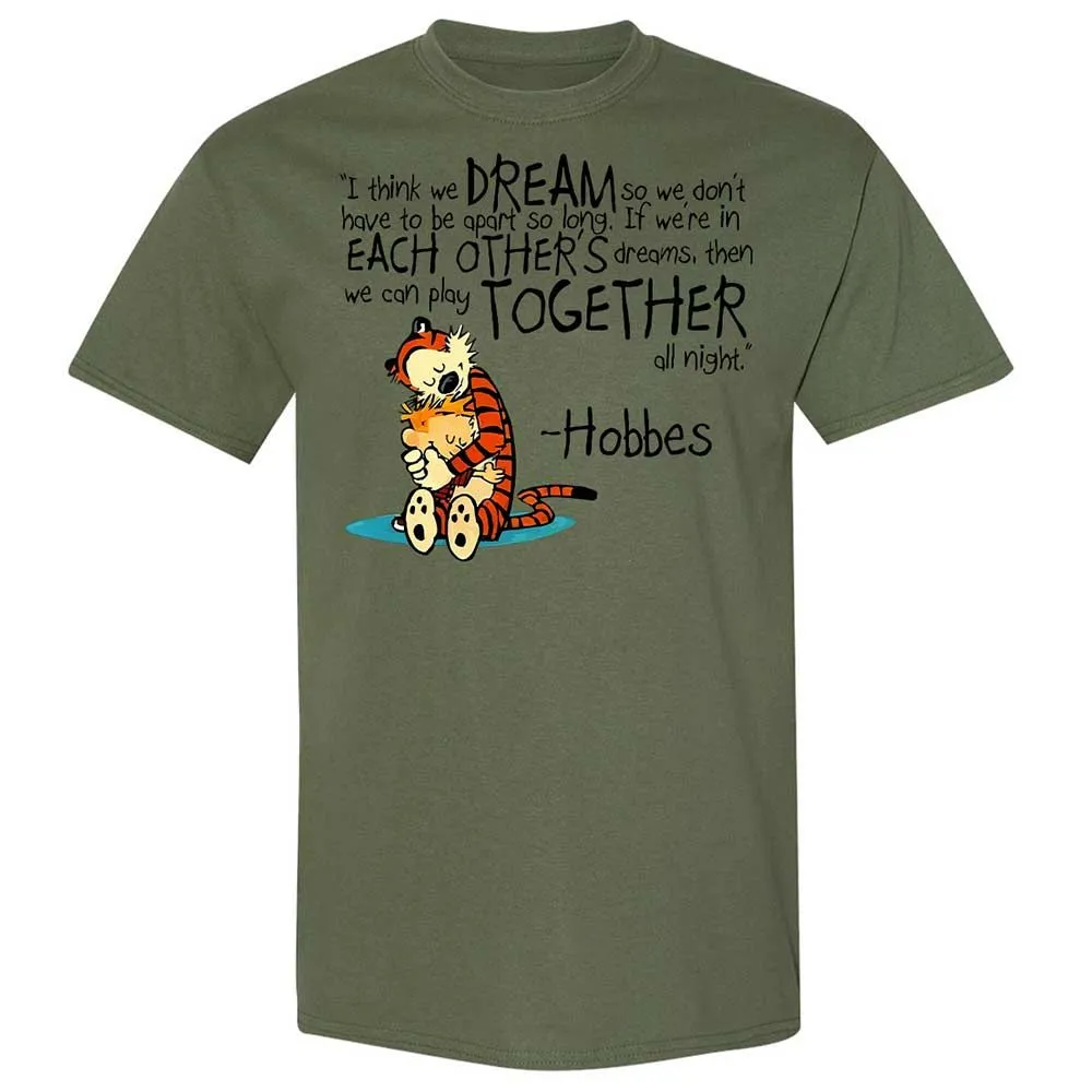 Calvin Hobbes Dreams - Military Green - 11