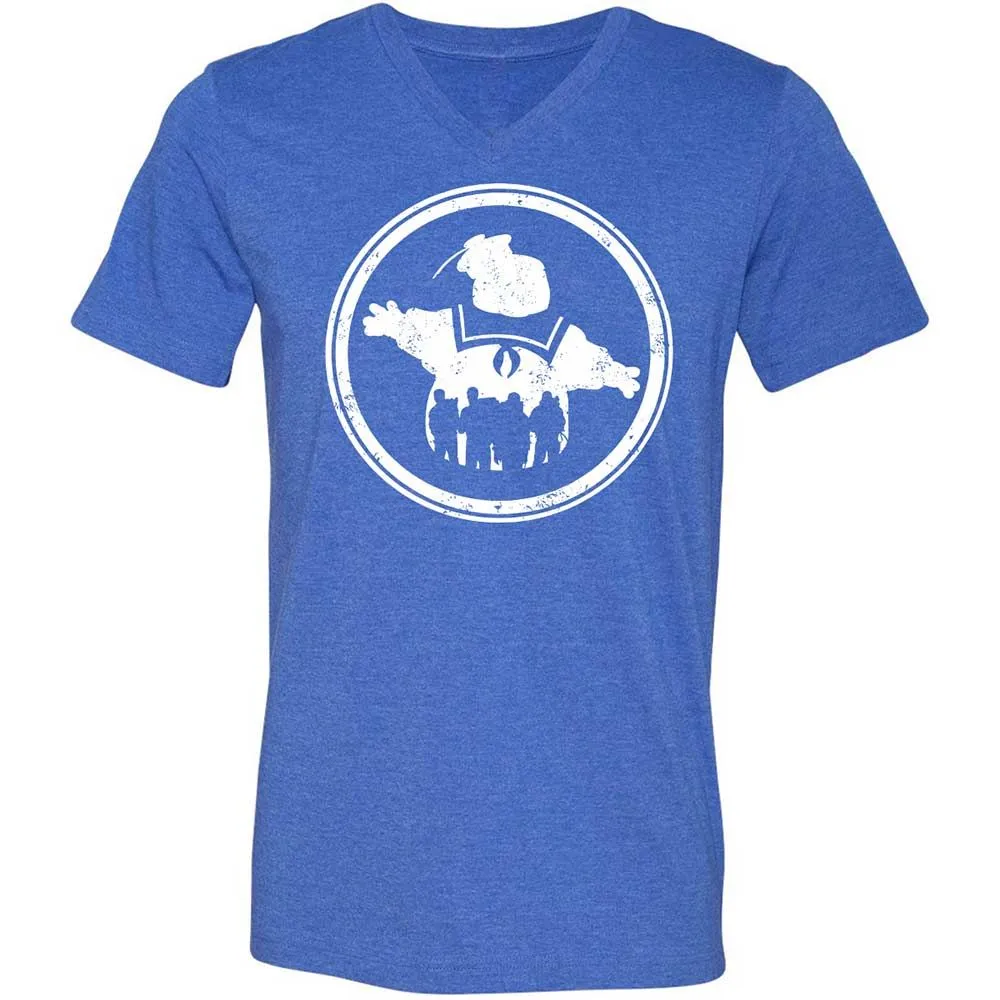 Unisex V-Neck T-Shirt - ZSSHZ8MB - Heather True Royal - 5