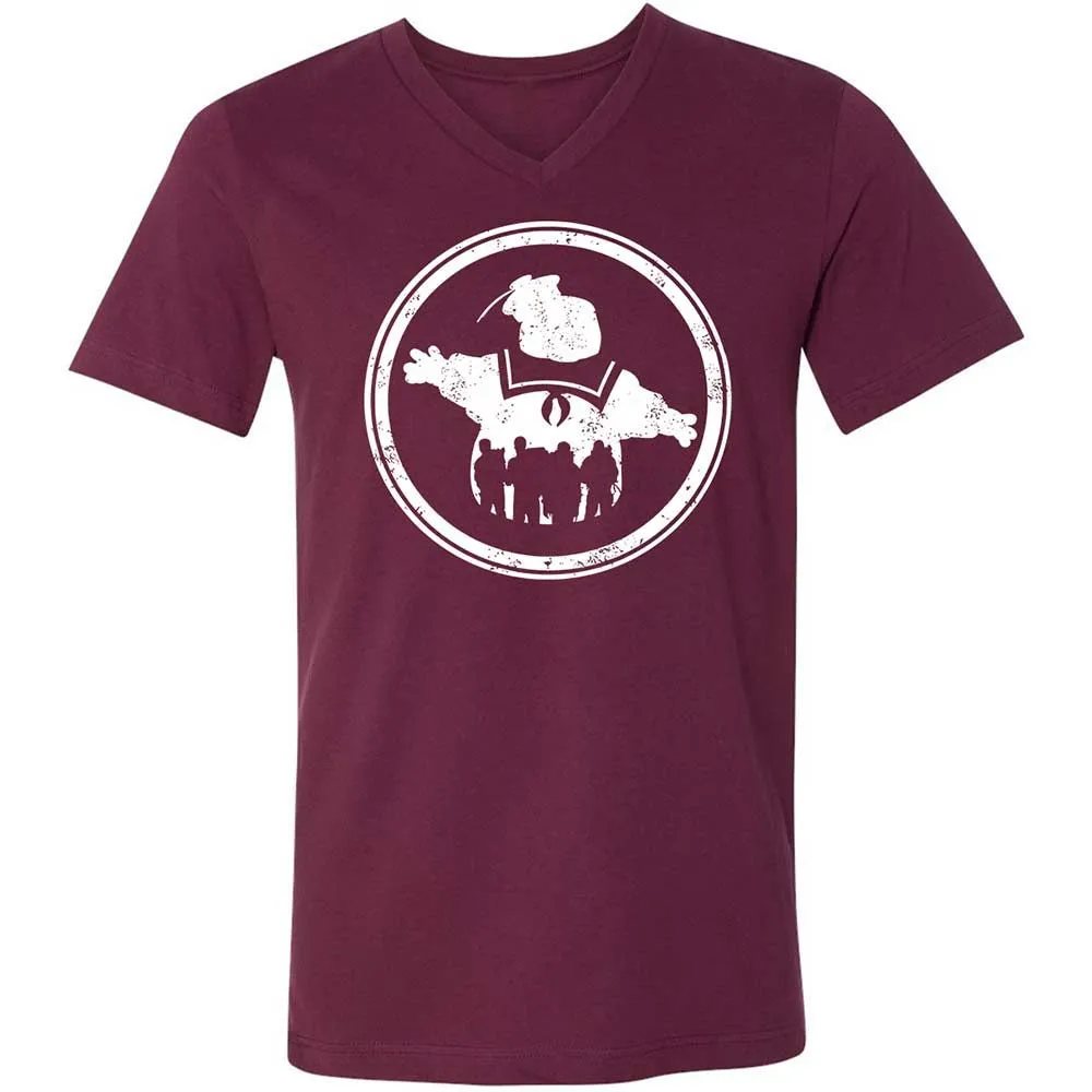 Unisex V-Neck T-Shirt - ZSSHZ8MB - Maroon - 8