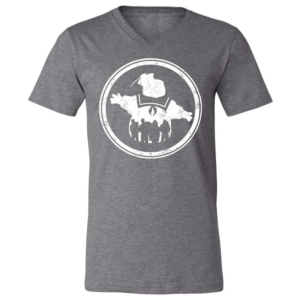 Unisex V-Neck T-Shirt - ZSSHZ8MB - Deep Heather - 14