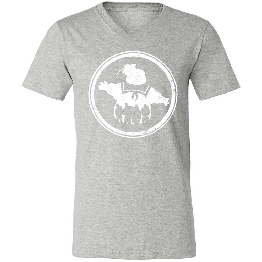 Unisex V-Neck T-Shirt - ZSSHZ8MB - Athletic Heather - 15