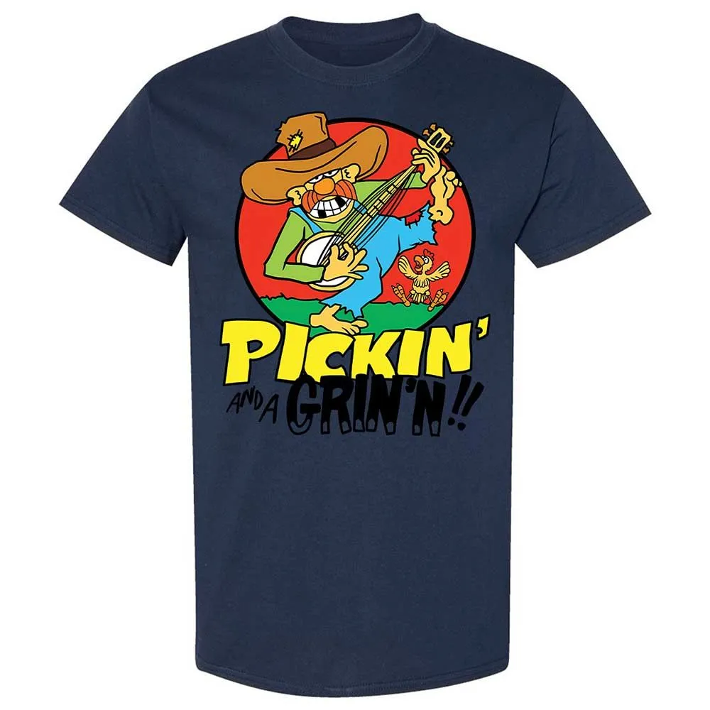 Pickin' and a Grinnin - Navy - 16