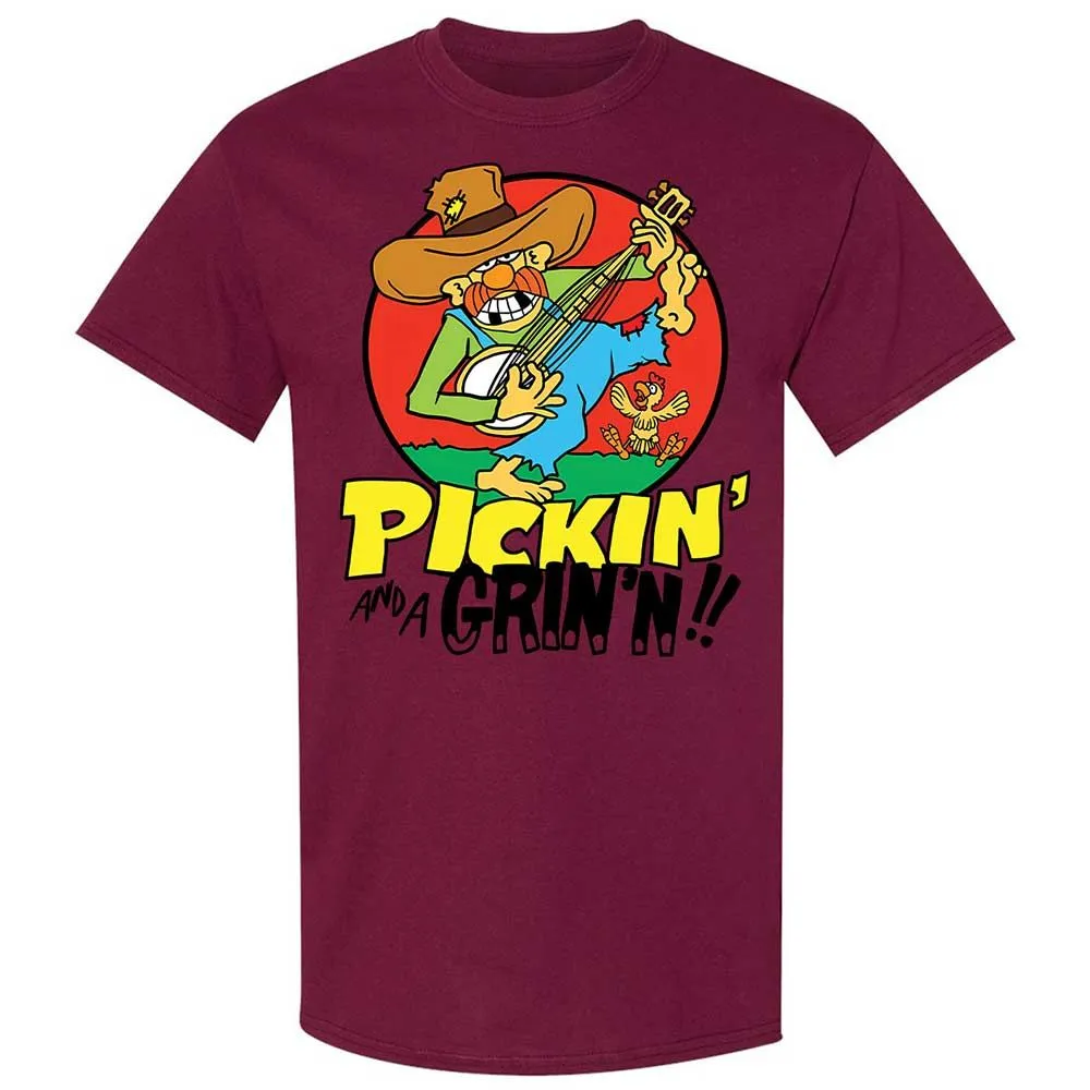 Pickin' and a Grinnin - Maroon - 21