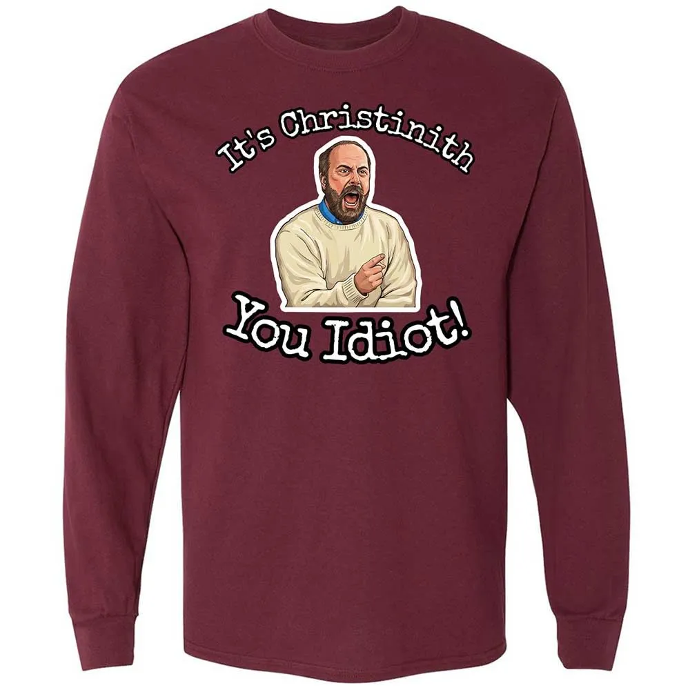 Long Sleeve T-Shirt - ZKHXQHDY - Maroon - 6