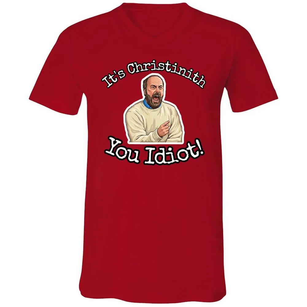 Unisex V-Neck T-Shirt - PCEX46X2 - Red - 6