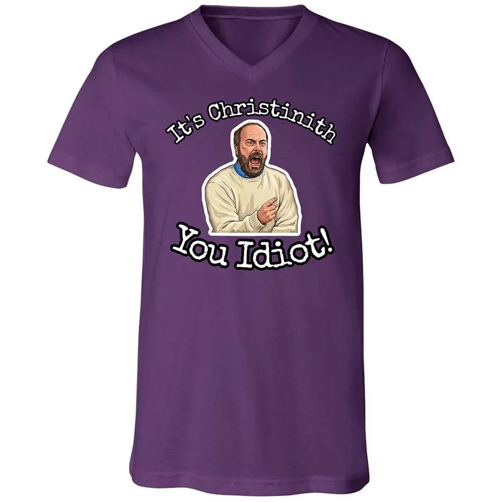 Unisex V-Neck T-Shirt - PCEX46X2 - Team Purple - 10