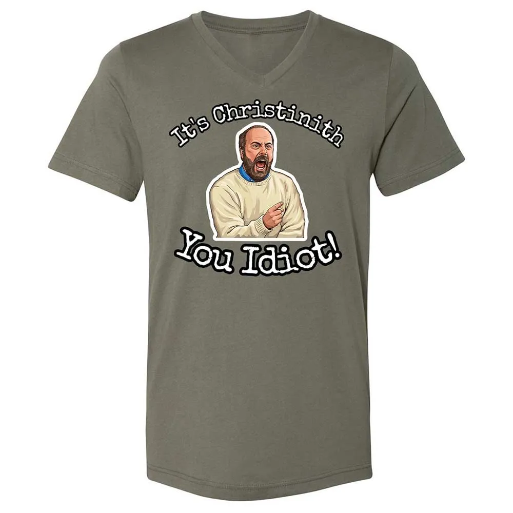 Unisex V-Neck T-Shirt - PCEX46X2 - Military Green - 11