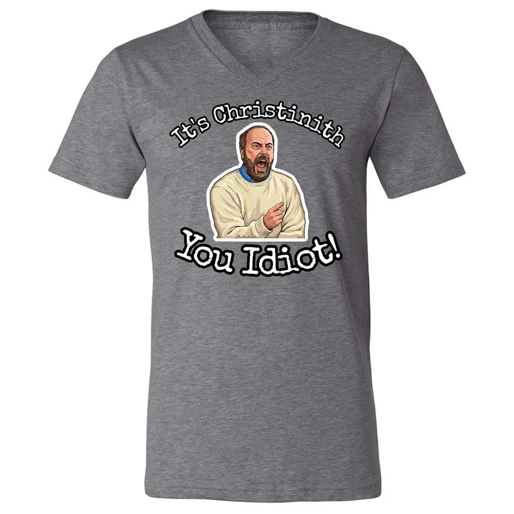 Unisex V-Neck T-Shirt - PCEX46X2 - Deep Heather - 14
