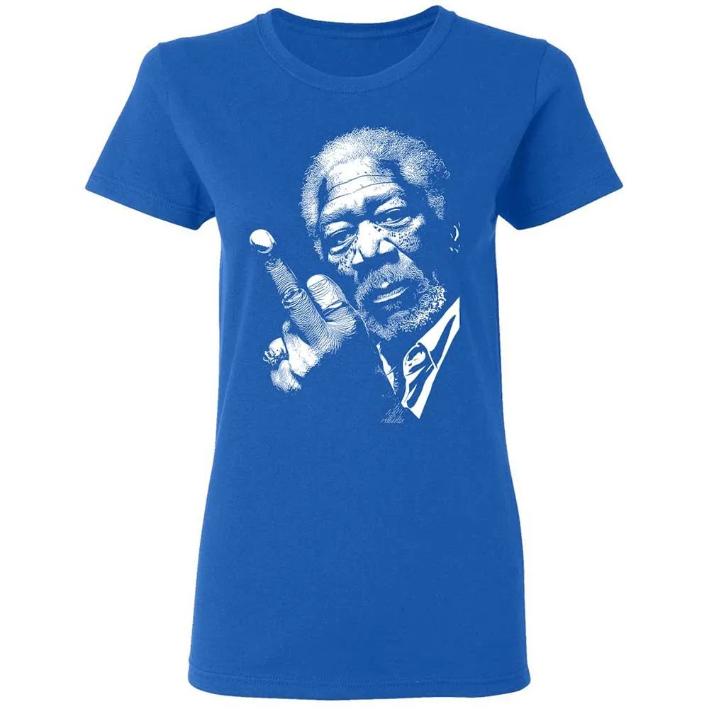 Morgan Freeman middle finger - Royal - 3