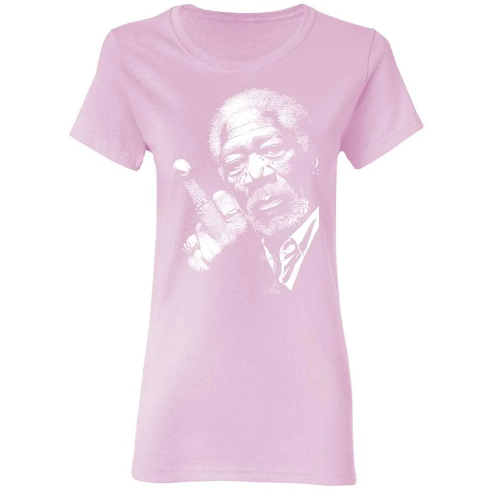 Morgan Freeman middle finger - Light Pink - 8