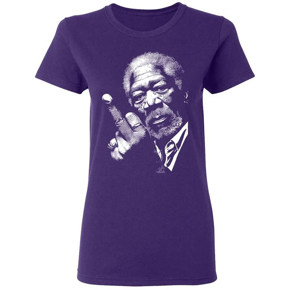 Morgan Freeman middle finger - Purple - 10