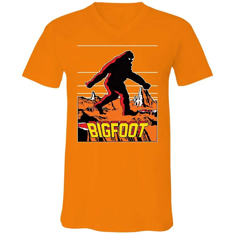 Unisex V-Neck T-Shirt - V5MMYFWM - Orange - 12