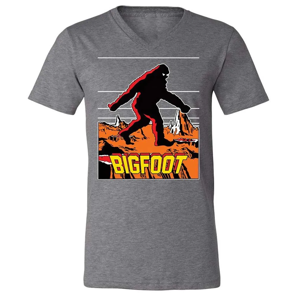 Unisex V-Neck T-Shirt - V5MMYFWM - Deep Heather - 14