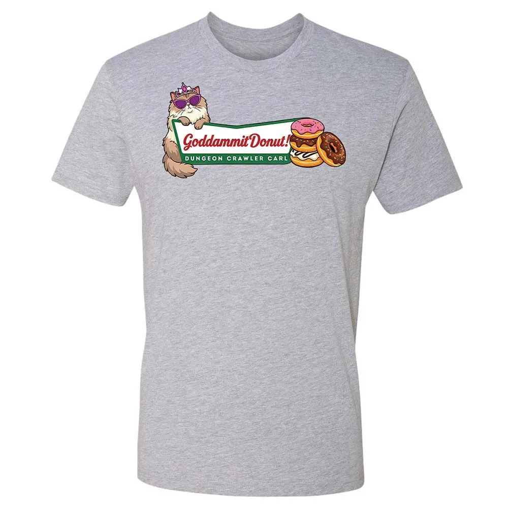 Goddammit Donut - Heather Grey - 2