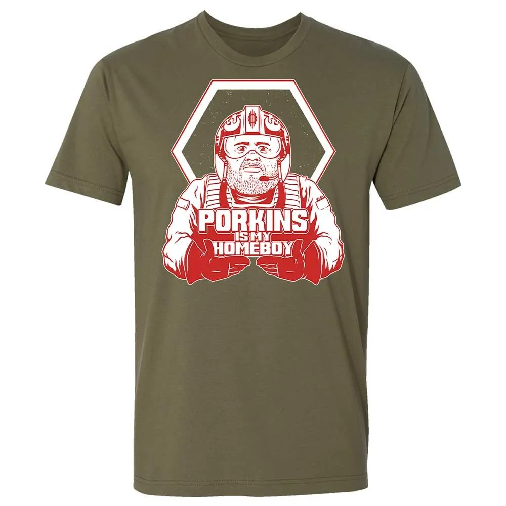 Porkins Is My Homeboy - Military Green - 8