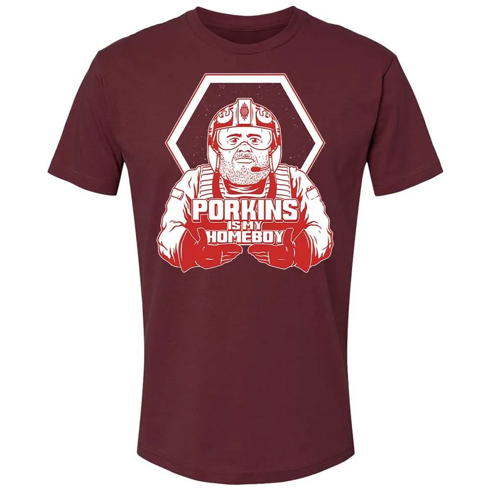 Porkins Is My Homeboy - Maroon - 10