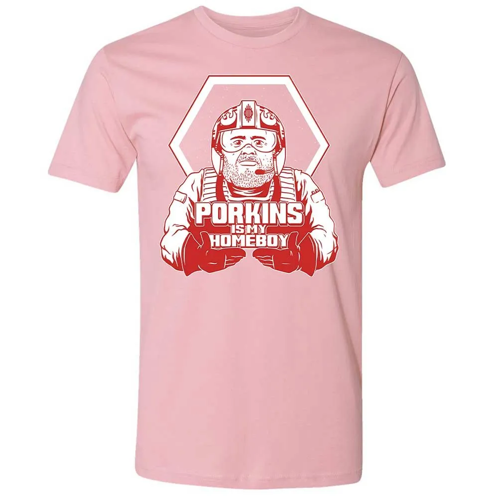 Porkins Is My Homeboy - Light Pink - 16