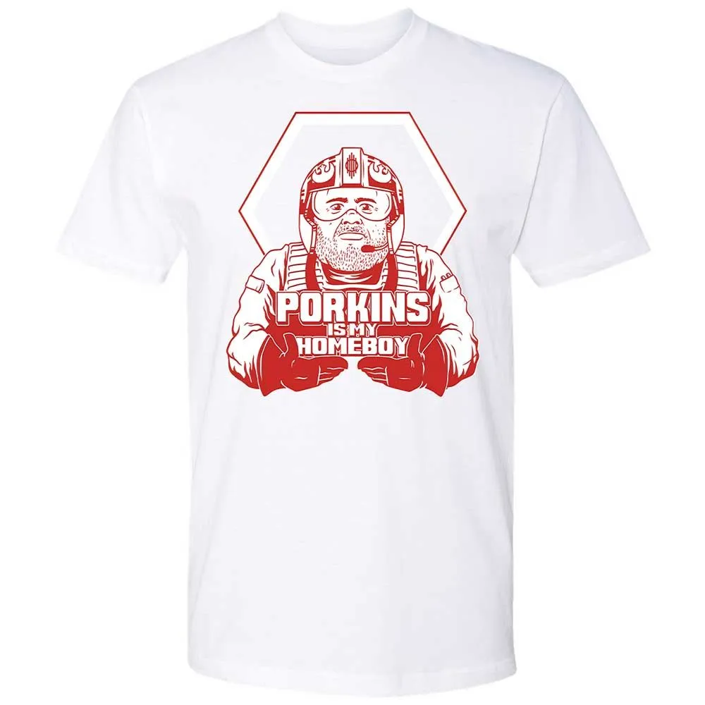 Porkins Is My Homeboy - White - 17