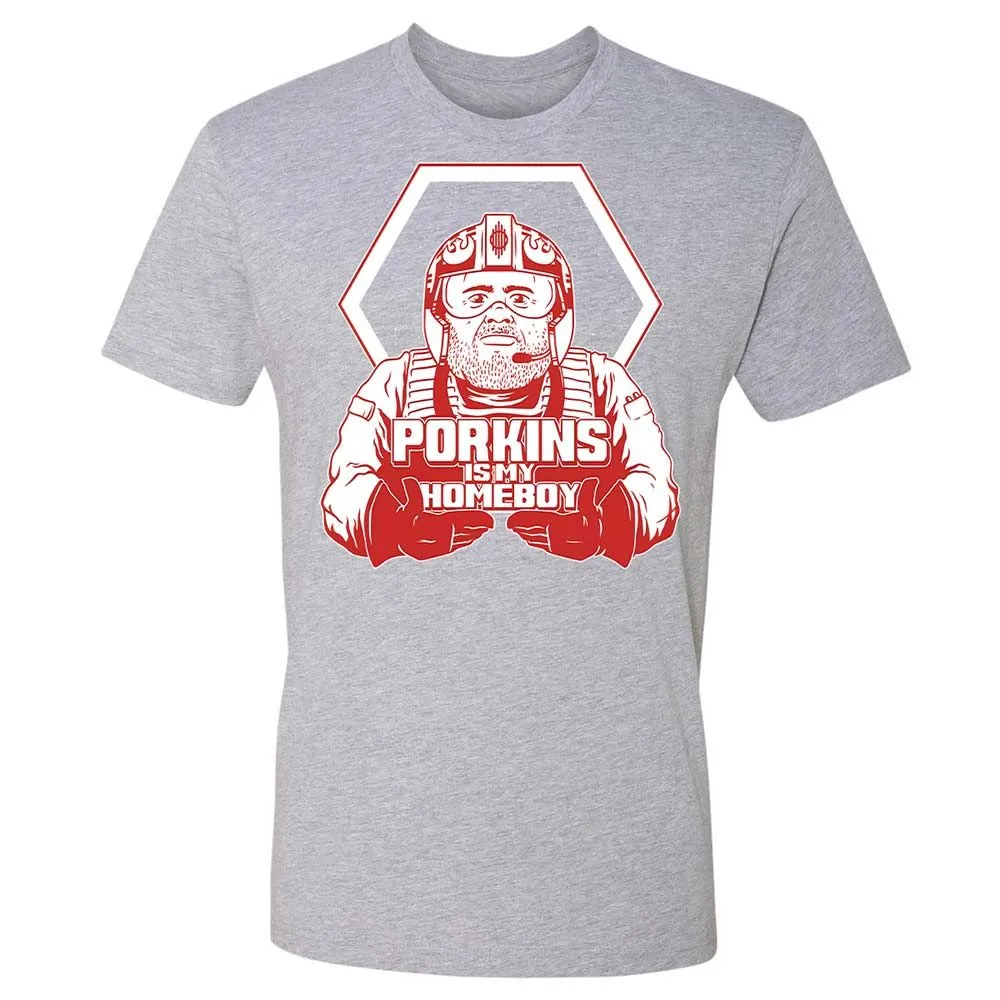 Porkins Is My Homeboy - Heather Grey - 19