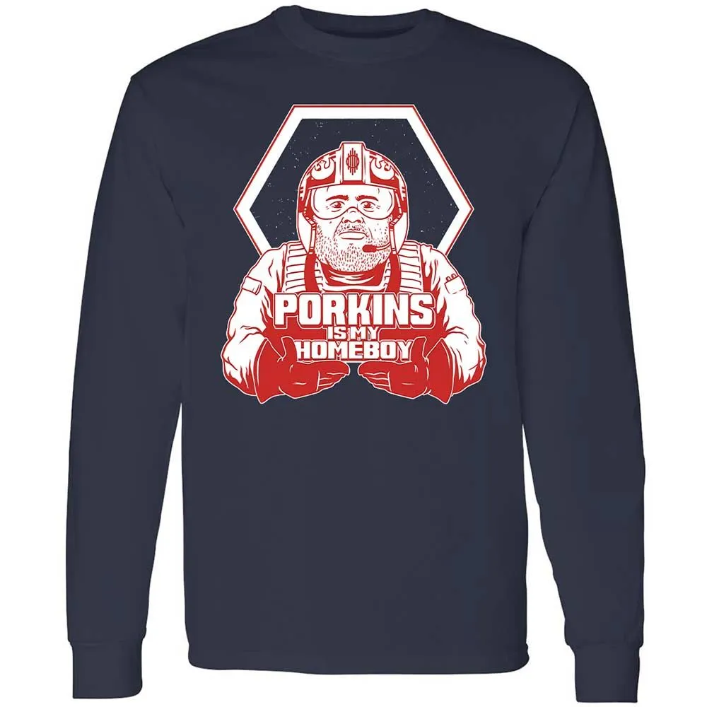 Porkins Is My Homeboy - Navy - 2