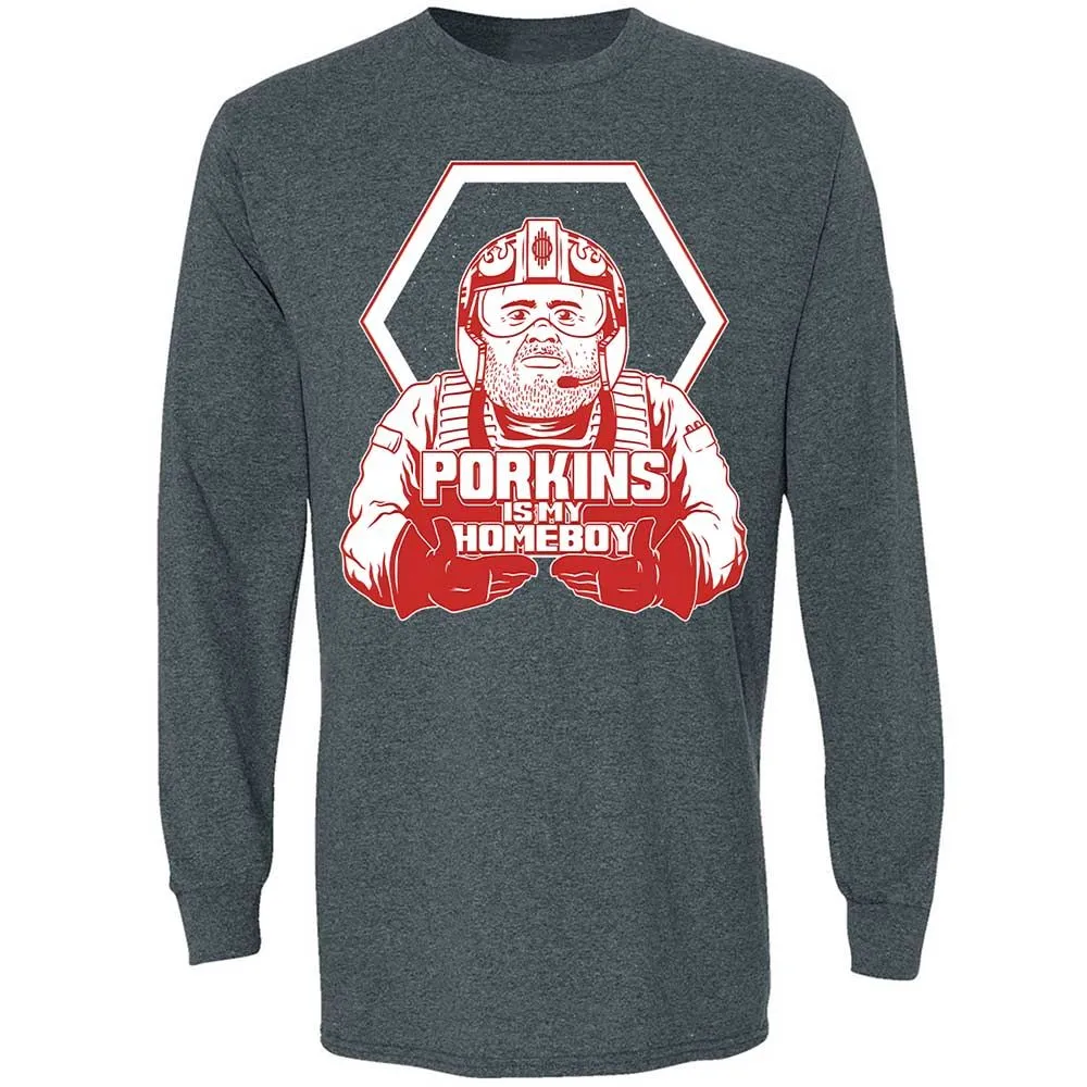 Porkins Is My Homeboy - Dark Heather - 5
