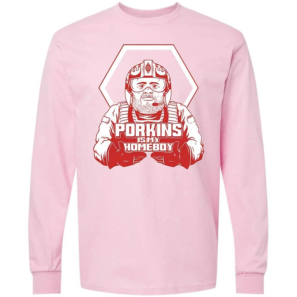 Porkins Is My Homeboy - Light Pink - 16