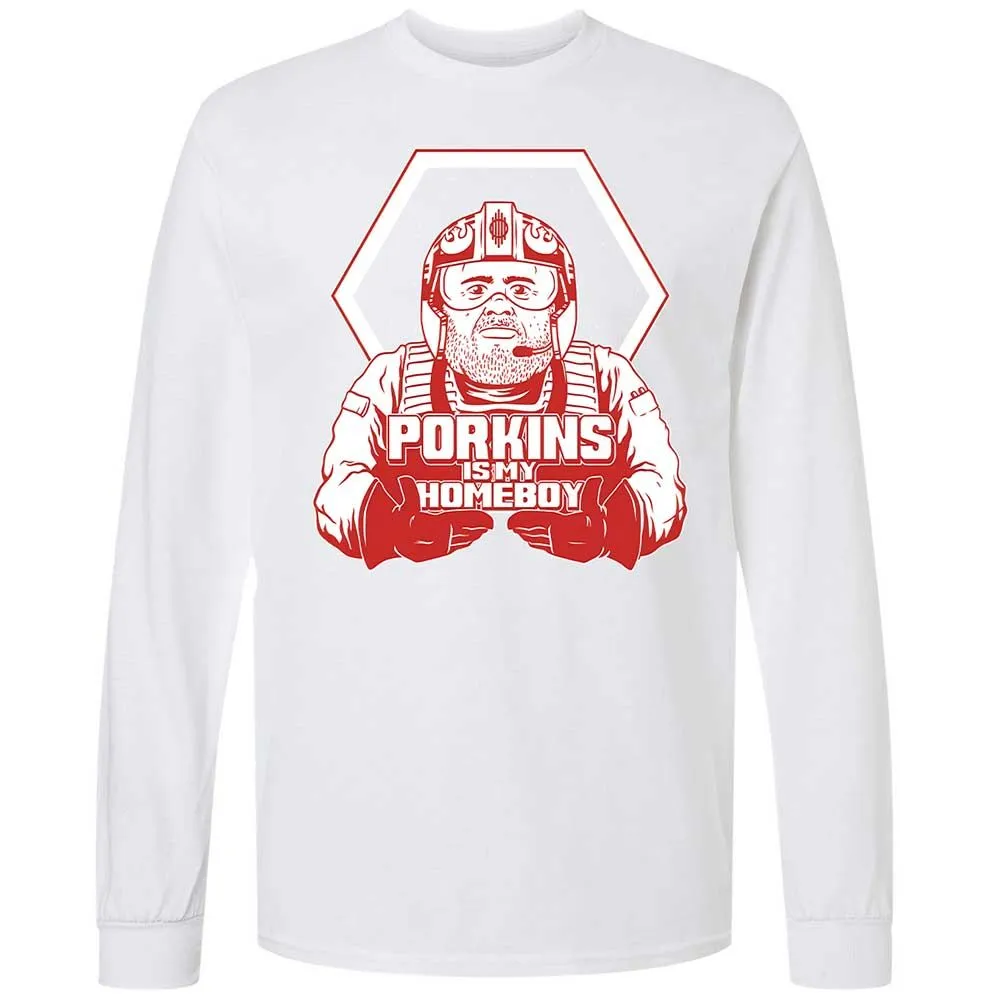 Porkins Is My Homeboy - White - 17