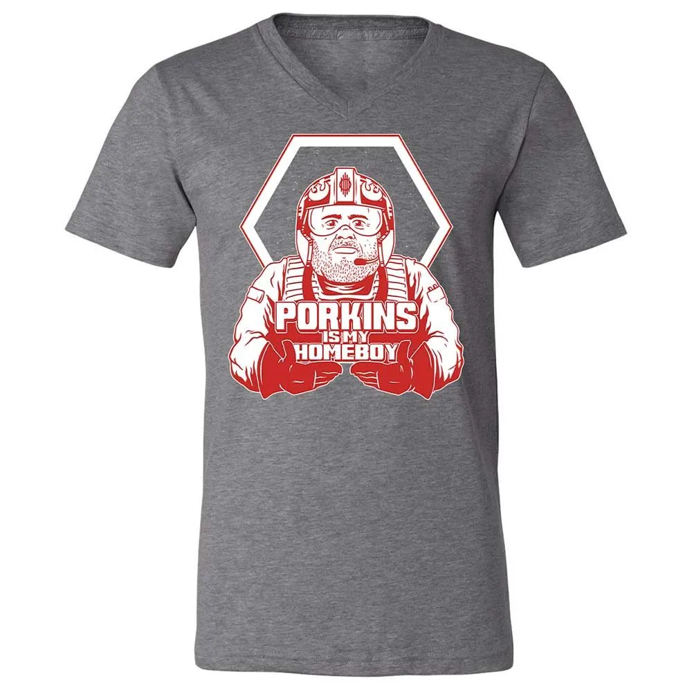 Porkins Is My Homeboy - Deep Heather - 14