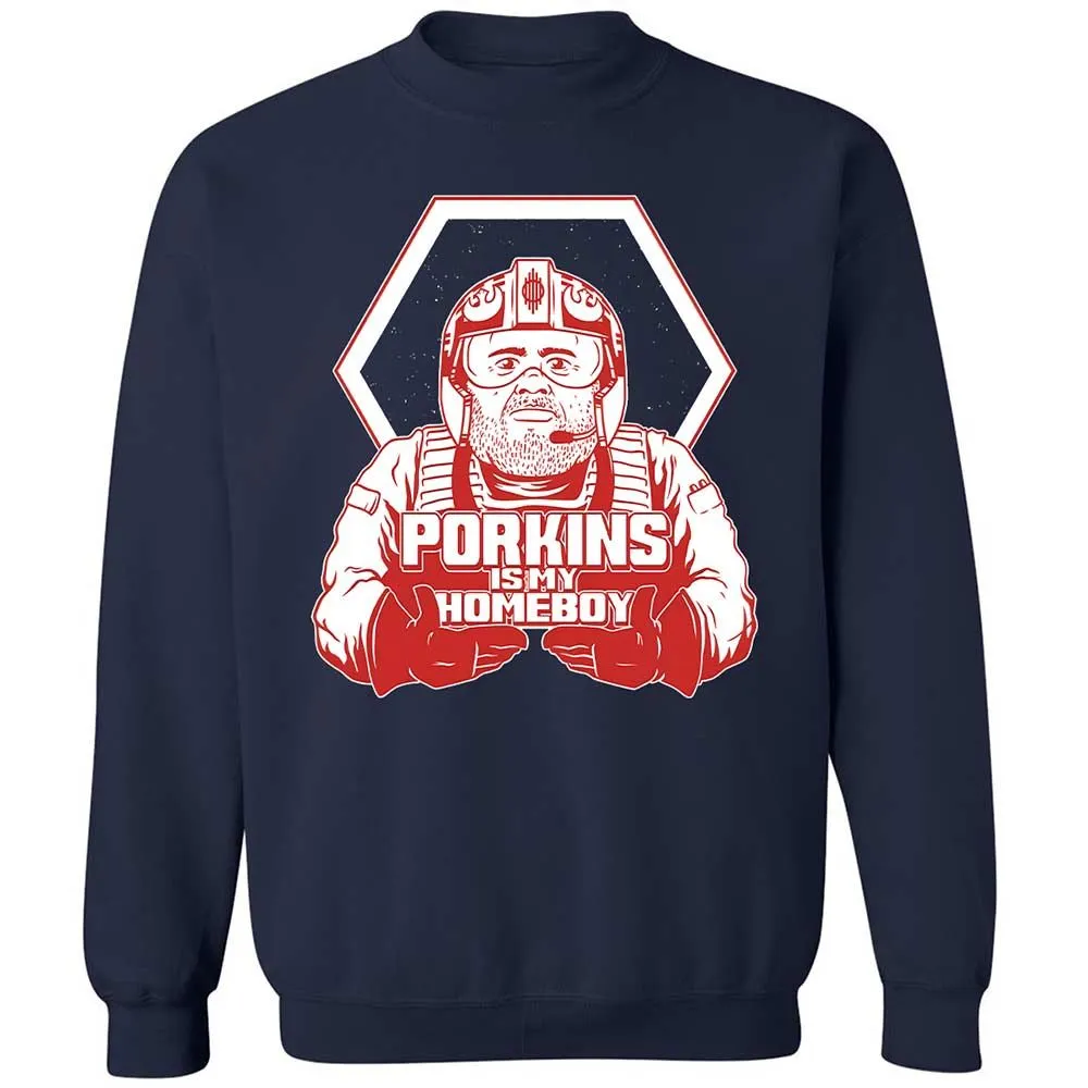Porkins Is My Homeboy - Navy - 2