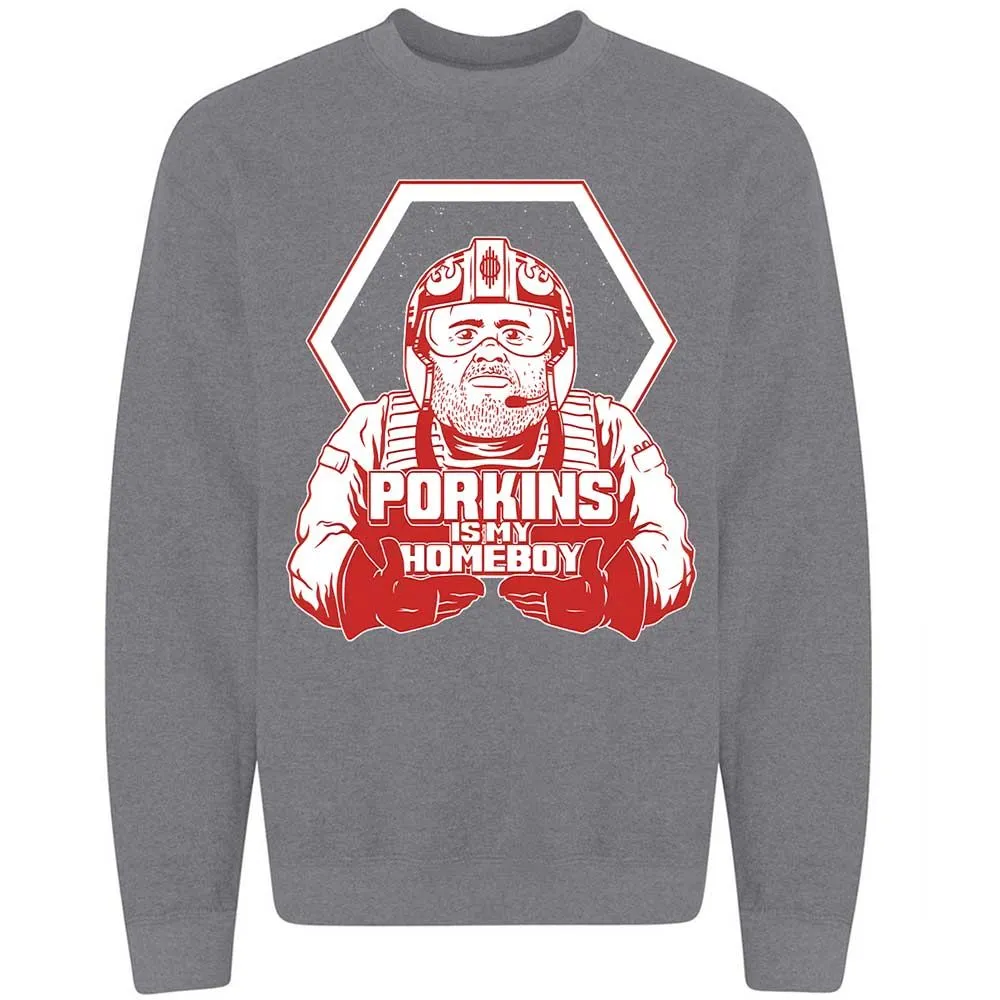 Porkins Is My Homeboy - Graphite Heather - 7