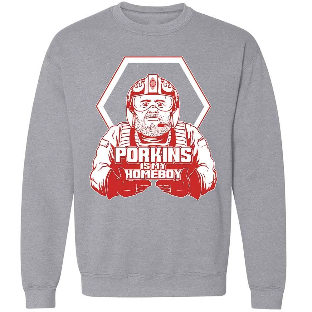 Porkins Is My Homeboy - Sport Grey - 17