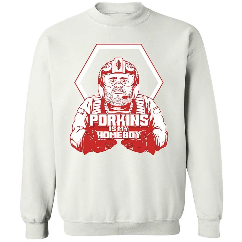 Porkins Is My Homeboy - White - 18