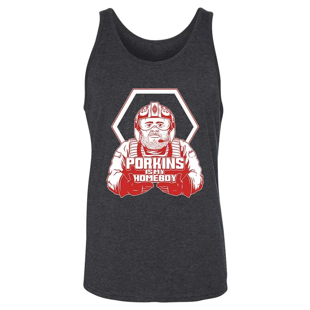 Porkins Is My Homeboy - Dark Grey Heather - 5
