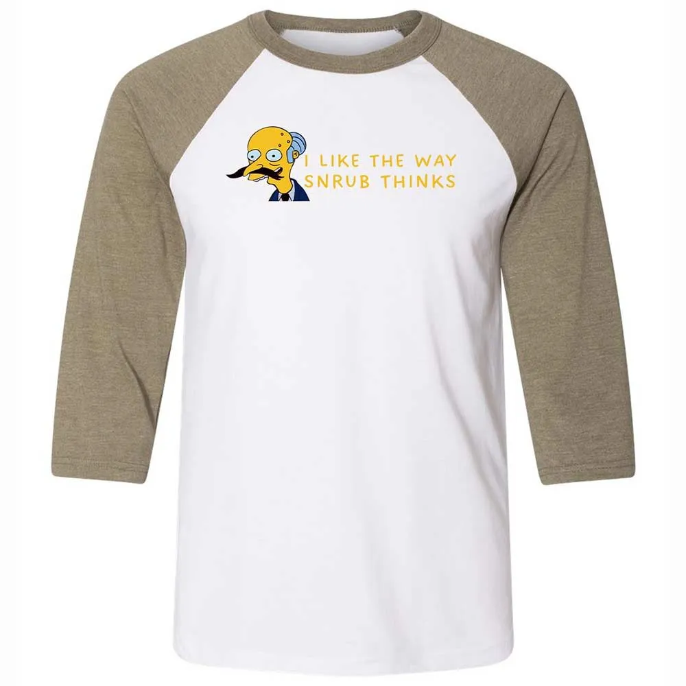 Unisex 3/4 Baseball Tee - FFWPJ4V4 - White/Heather Olive - 4