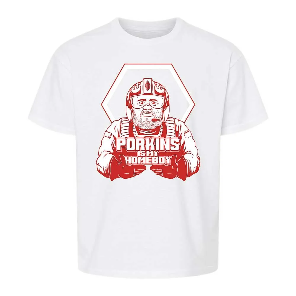 Porkins Is My Homeboy - White - 5