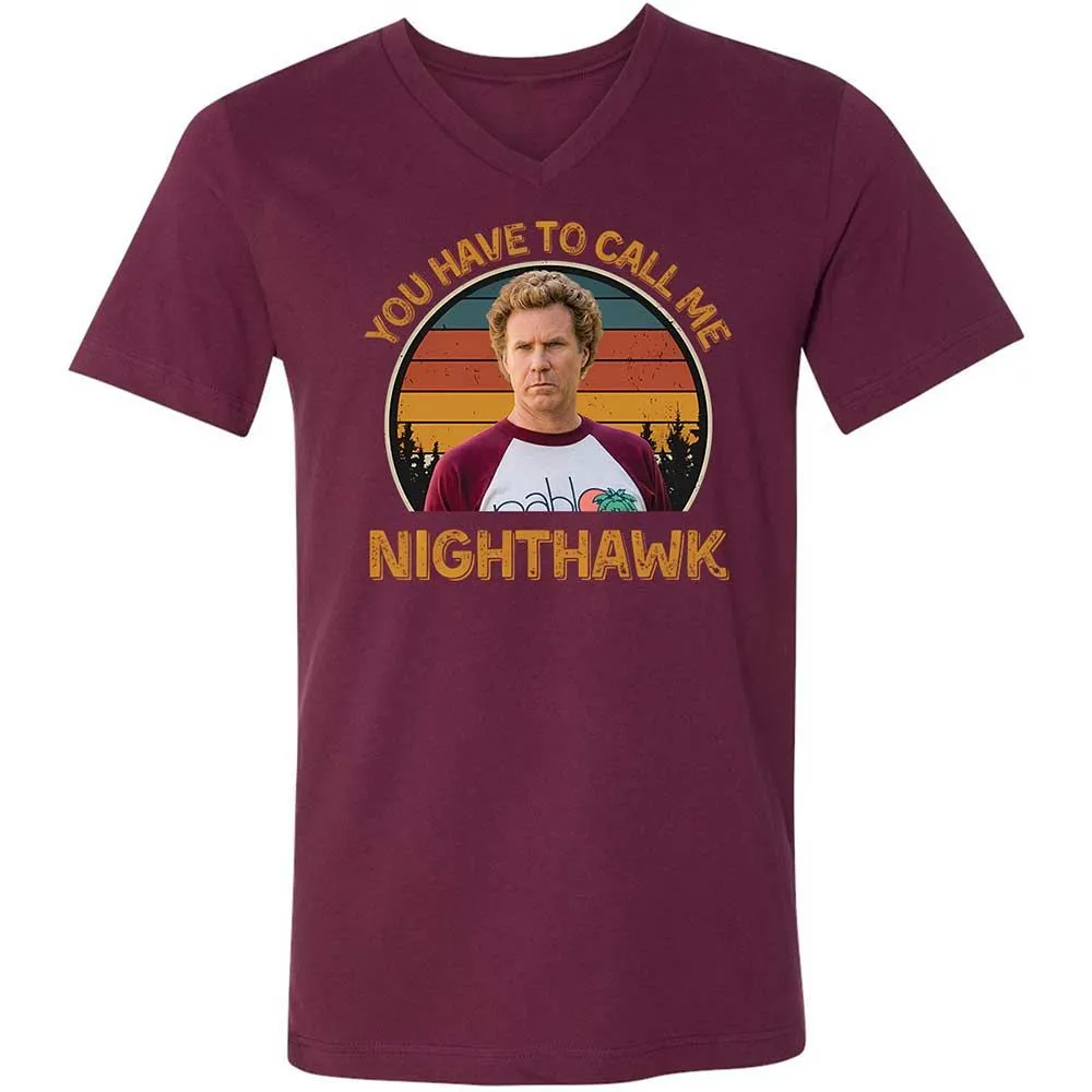 Unisex V-Neck T-Shirt - 5LLUJCVG - Maroon - 8