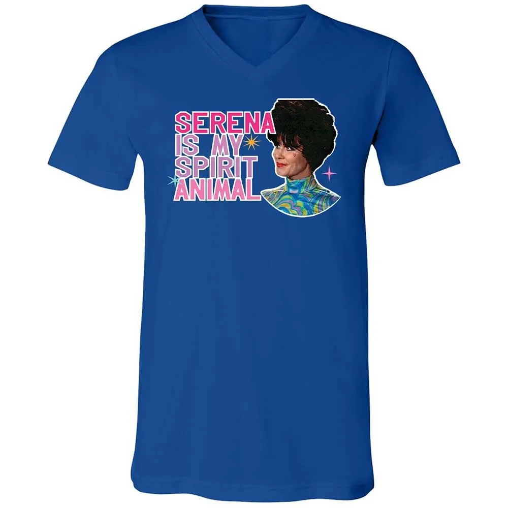 Unisex V-Neck T-Shirt - GLVFC7Q1 - True Royal - 4