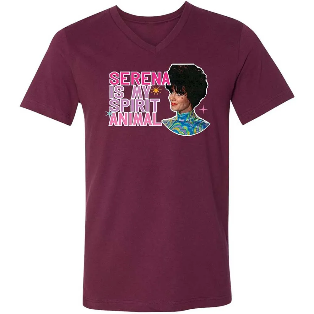 Unisex V-Neck T-Shirt - GLVFC7Q1 - Maroon - 8