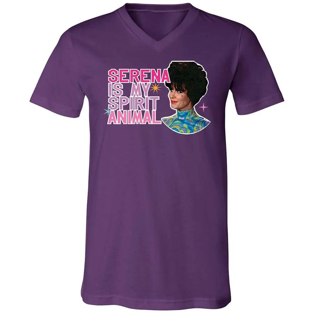 Unisex V-Neck T-Shirt - GLVFC7Q1 - Team Purple - 10