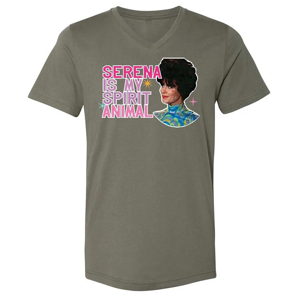 Unisex V-Neck T-Shirt - GLVFC7Q1 - Military Green - 11