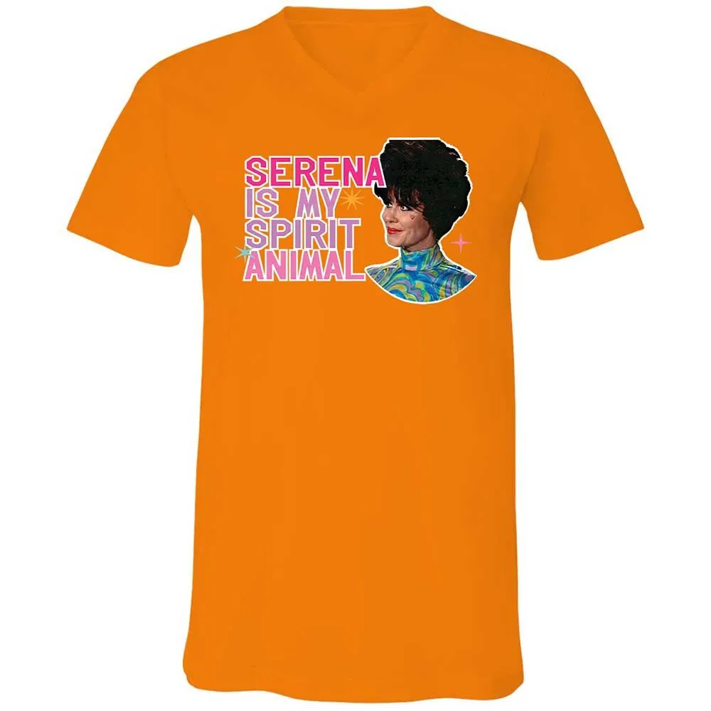 Unisex V-Neck T-Shirt - GLVFC7Q1 - Orange - 12