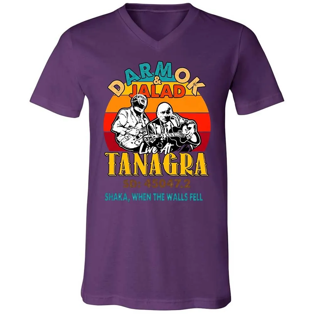 Unisex V-Neck T-Shirt - 6N94R52T - Team Purple - 10