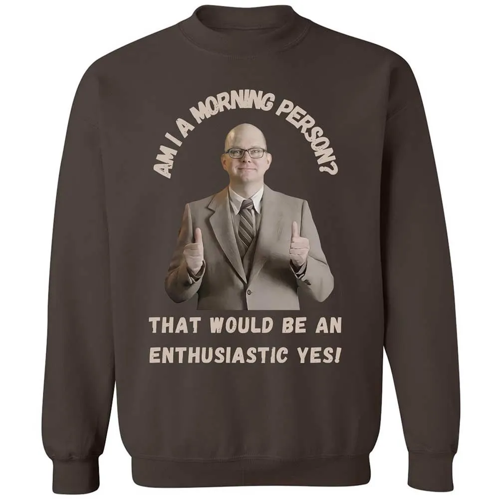 Classic Unisex Sweatshirt - L5XUES1G - Dark Chocolate - 4