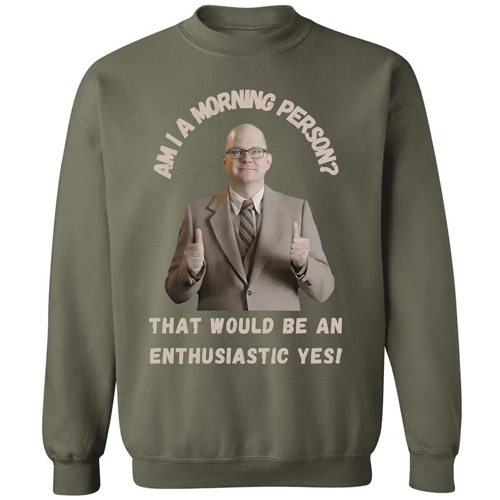 Classic Unisex Sweatshirt - L5XUES1G - Military Green - 9