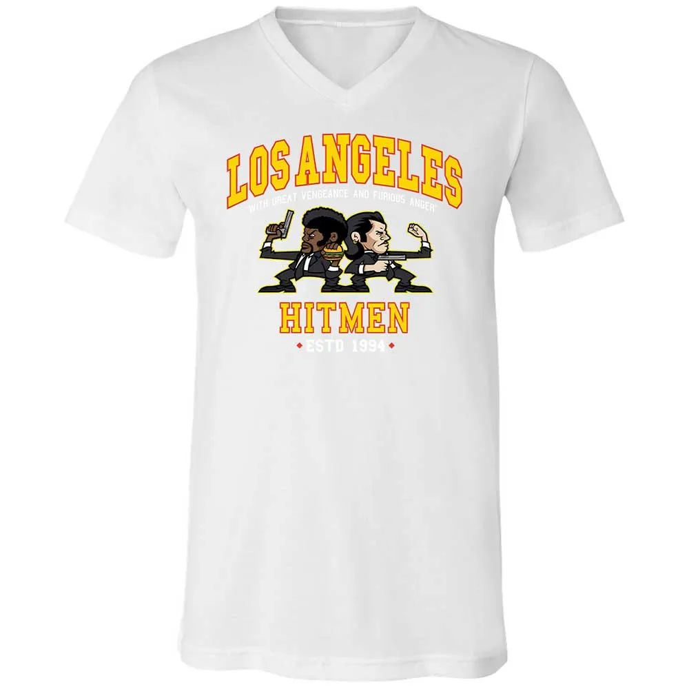 Unisex V-Neck T-Shirt - PL6QXWZZ - White - 16